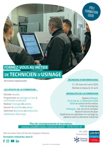 Flyer AFC Technicien d'Usinage_2026